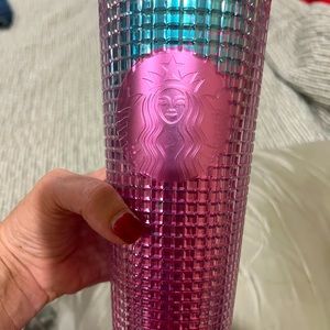NWT Starbucks multi- colored venti cold cup. Sold out everywhere.